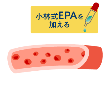 血管の正常な収縮の状態に